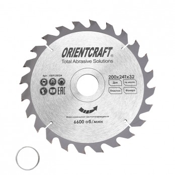 Medienos pjovimo diskas ORIENTCRAFT 200x24Tx32/30 mm