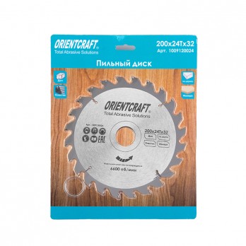 Medienos pjovimo diskas ORIENTCRAFT 200x24Tx32/30 mm