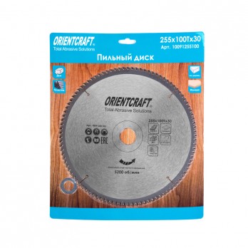 Medienos pjovimo diskas ORIENTCRAFT 255x100Tx30/20 mm