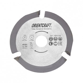 Medienos pjovimo diskas ORIENTCRAFT 125x3Tx22,23mm