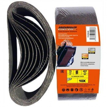 Šlifavimo juosta ORIENTCRAFT, 75x457 mm, 115.00A