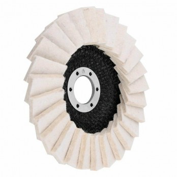 Poliravimo veltinis diskas ORIENTCRAFT Wool L, 125x22 mm, 116.00-Wool