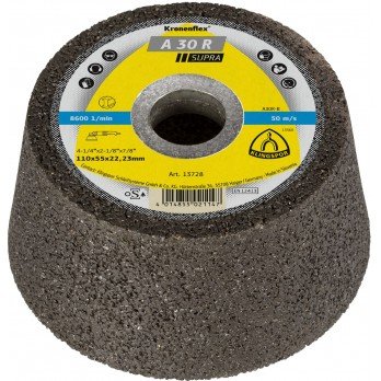 Šlifavimo puodelis KLINGSPOR A 30 R Supra, 110x55x22,23 mm