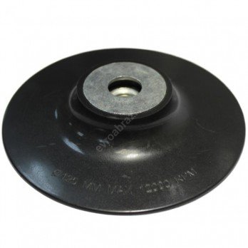 Aušinamas padas kampiniam šlifuokliui ORIENTCRAFT, 125 mm, M14, fibro diskams, 501.03