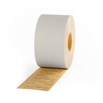 Šlifavimo popieriaus rulonas SMIRDEX 510 White Line, 70mmx25m, su veliūru