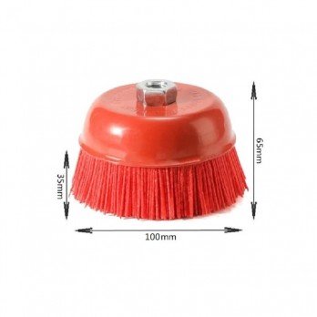 Nailoninis šveitimo šepetys Orientcraft, 100 mm, M14, kūginis