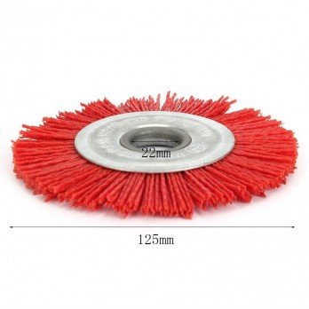 Nailoninis šveitimo šepetys Orientcraft, 125x22,23 mm, disko tipo