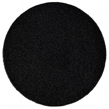 Neaustinės medžiagos padas FIBRATESCO, 406 mm, juodas, 20-25 mm