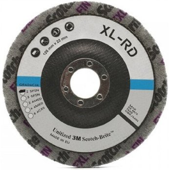 Poliravimo diskas 3M XL-RD 125x6x22,23mm 2SFIN, smulkus
